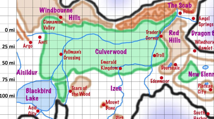 The Culverwood and areas surrounding